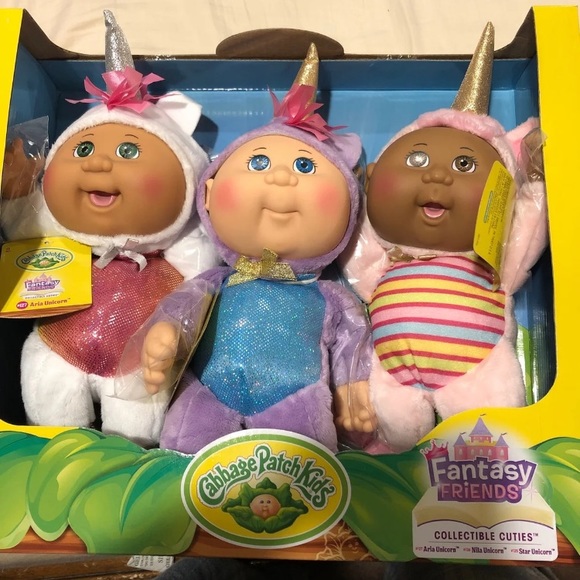 cabbage patch 3 pack unicorn